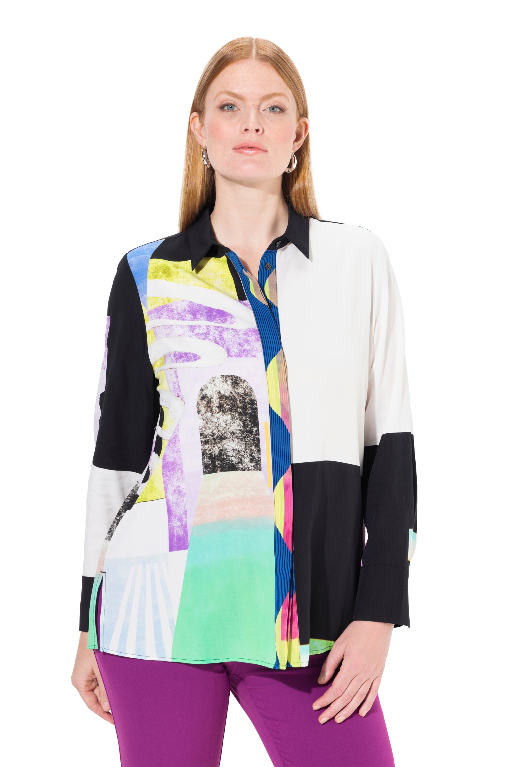 Ulla Popken Blouse in Mixed colours: front