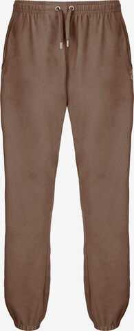 Juicy Couture Tapered Broek 'LILIAN' in Bruin: voorkant