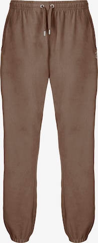 Juicy Couture Дънки Tapered Leg Панталон 'LILIAN' в кафяво: отпред