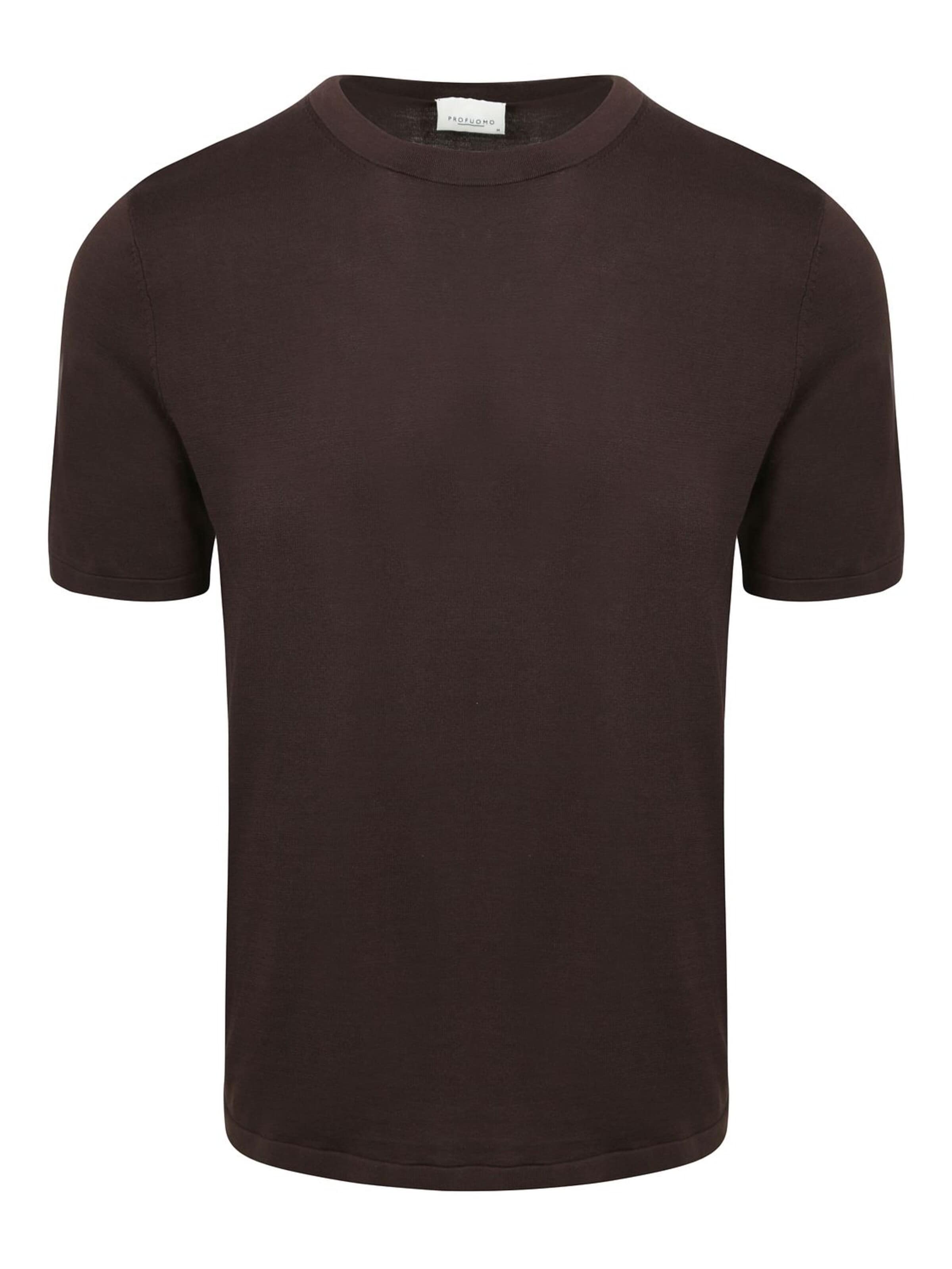 Profuomo Shirt in Brown: front