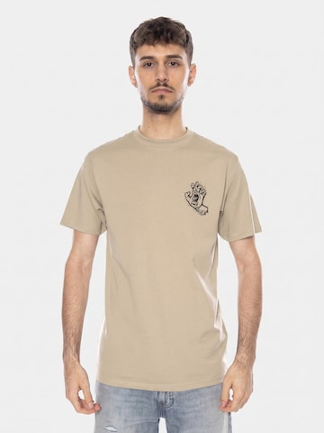 T-Shirt 'TAMPED SCREAMING HAND T-SHIRT STONE GREY' Santa Cruz en gris