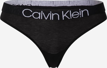 Calvin Klein Underwear Stringi w kolorze czarny: przód