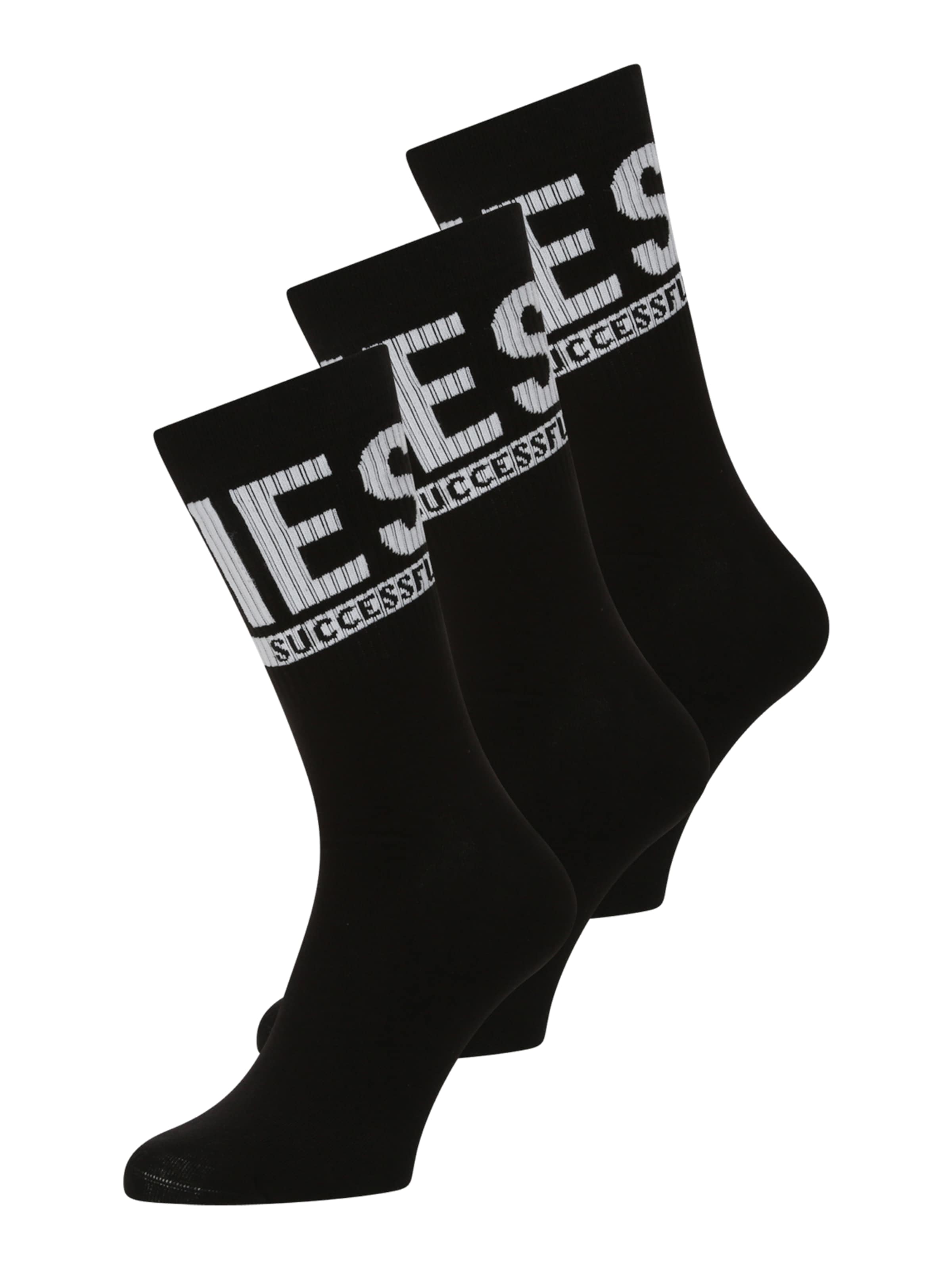 DIESEL Ponožky &#x27;SKM-Ray&#x27; – černá: přední strana