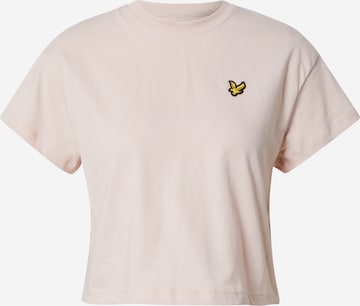 Lyle & Scott Tričko – pink: přední strana