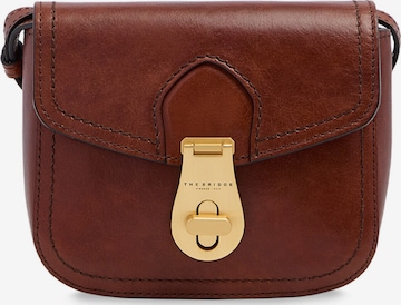 The Bridge Crossbody Bag in Brown: front