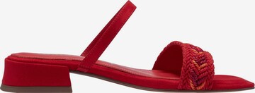 Mule TAMARIS en rouge