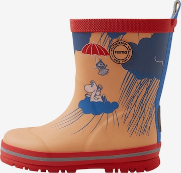 Reima Rubber boot 'Magisk Moomin' in Orange: front