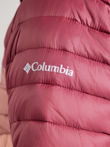 raudona COLUMBIA Laisvalaikio striukė 'Powder Pass'