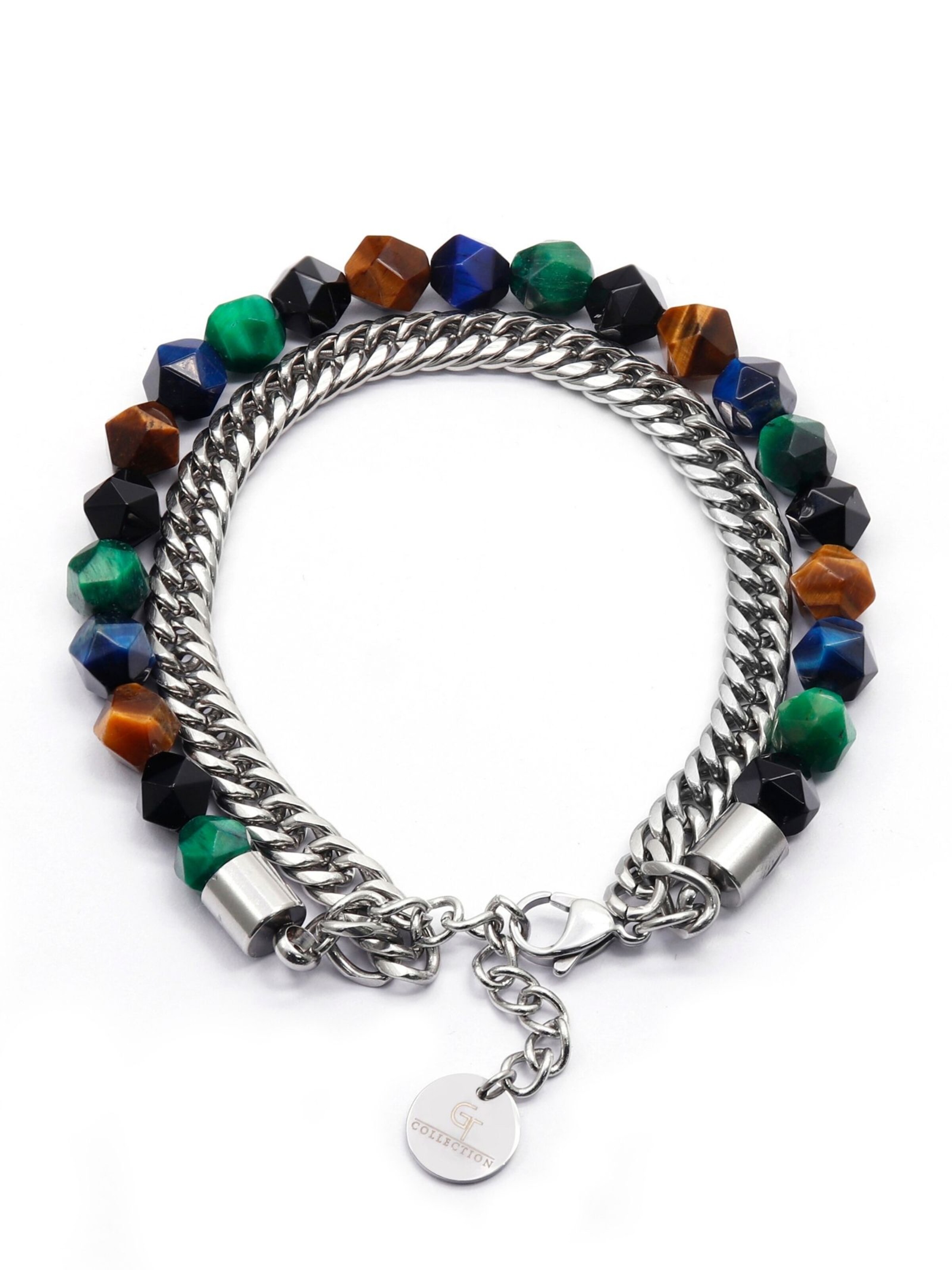 GT Collection Armbånd 'Faceted-Bead' i blandingsfarvet: forside