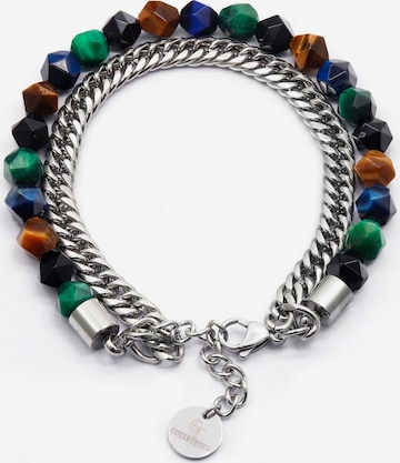 GT Collection Bracelet 'Faceted-Bead' in Mixed colours: front
