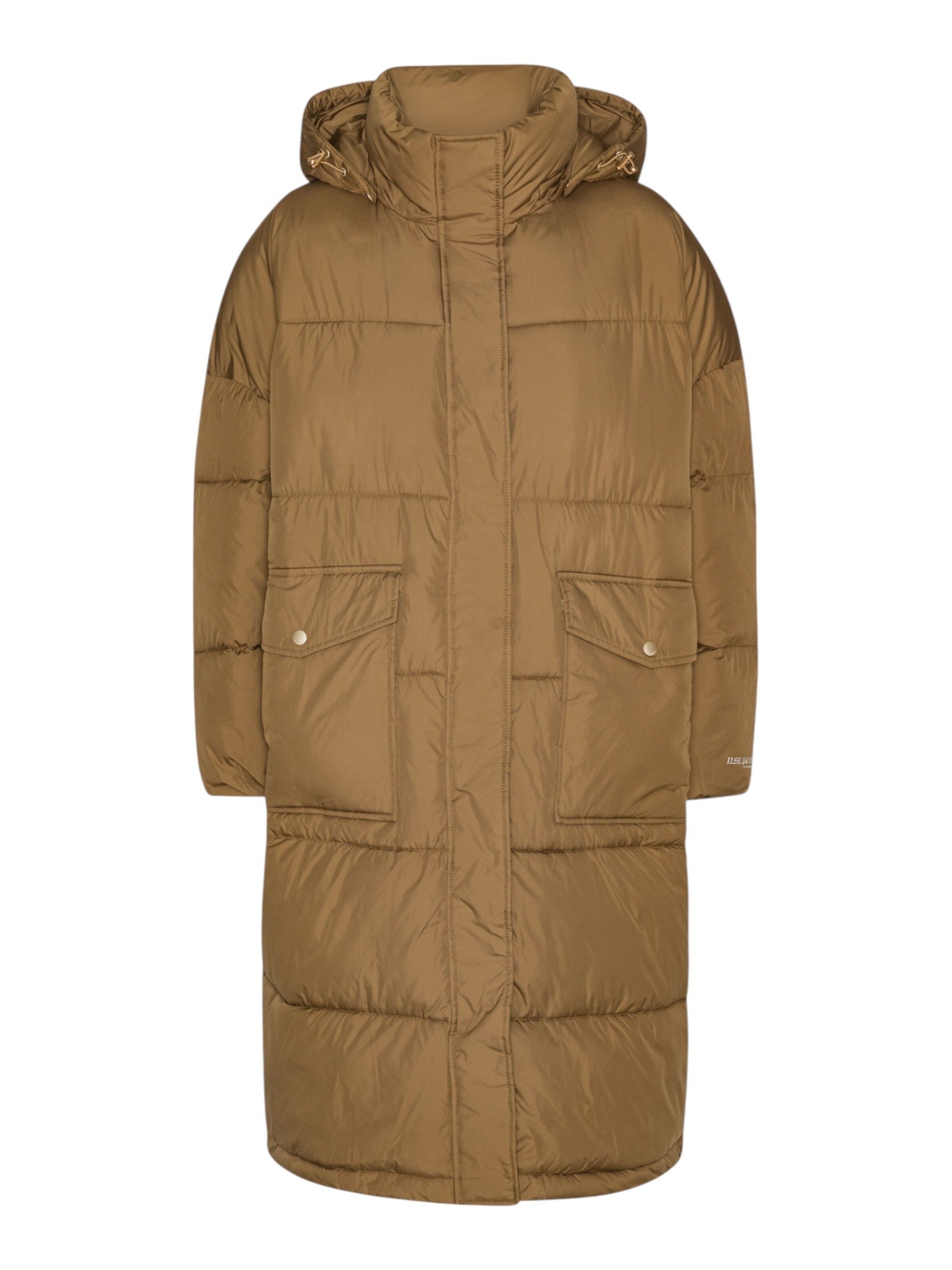 ILSE JACOBSEN Vinterfrakke 'Peppy 06' i brun: forside