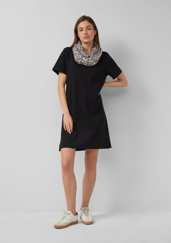 Écharpe tube s.Oliver en noir : devant