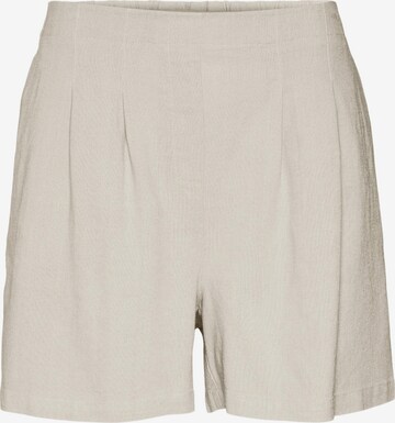 VERO MODA Regular Pleat-Front Pants 'JESMILO' in Beige: front