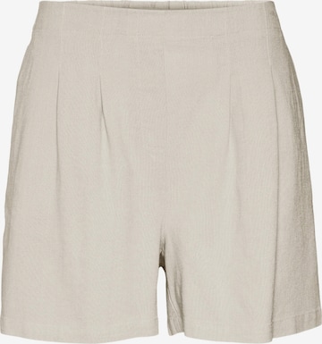 VERO MODA Pleat-Front Pants 'JESMILO' in Beige: front