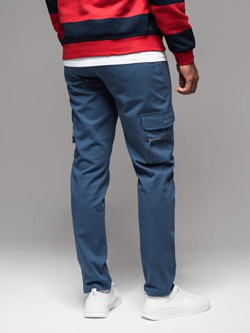 Ombre Regular Trousers in Blue