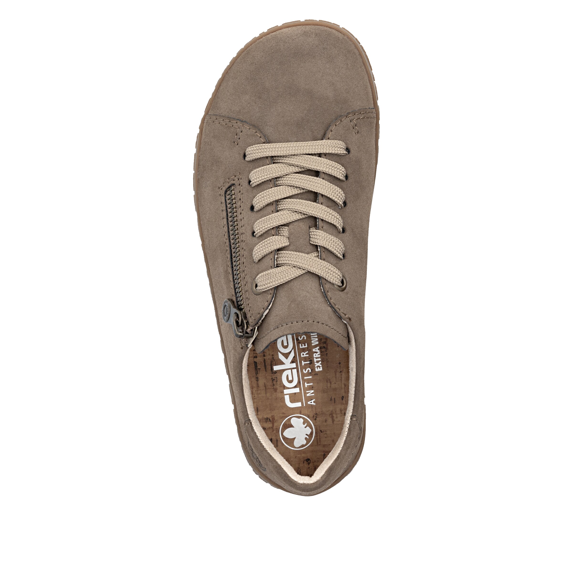 Chaussure de sport à lacets Rieker en marron