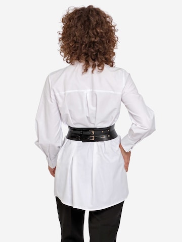 Haute Cuir - Cinturón 'Slim Sablier Corset Belt' en negro