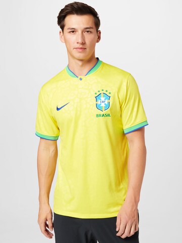 NIKE - Camisola de futebol 'Brasilien 2022' em amarelo: frente