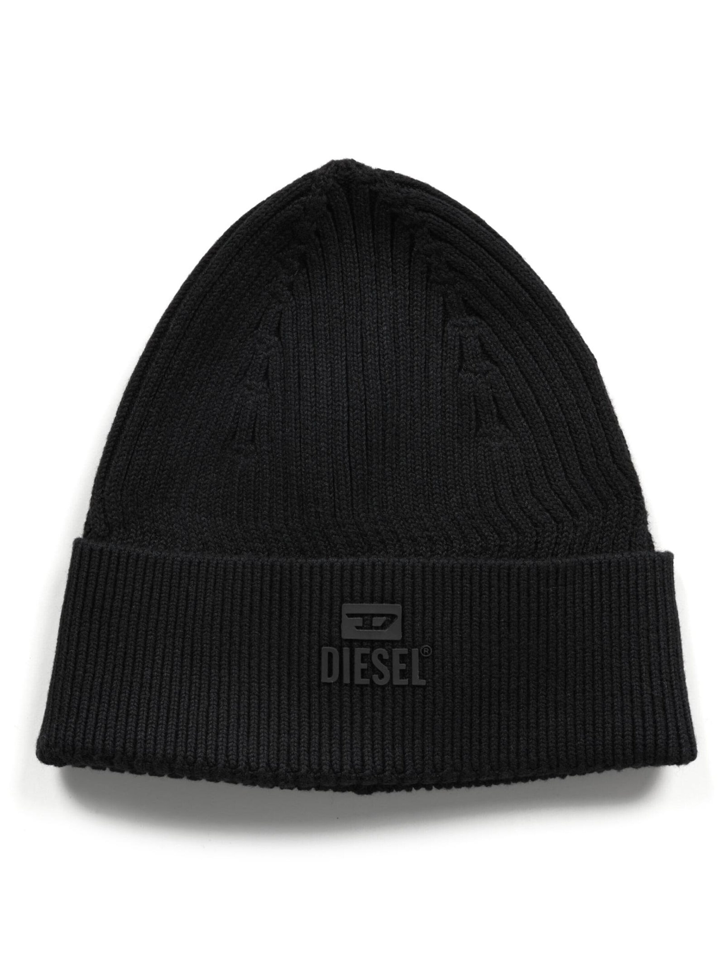DIESEL Beanie 'K-CODERLAB' in Black: front