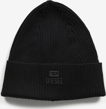DIESEL Beanie 'K-CODERLAB' in Black: front