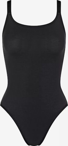 SLOGGI - Body camiseta 'GO' en negro: frente