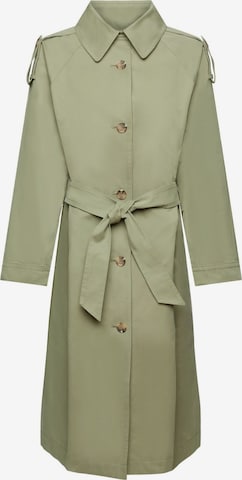 ESPRIT Between-Seasons Coat in Green: front