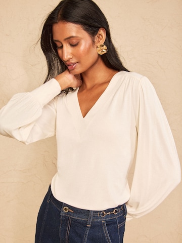 love & roses Bluse i beige