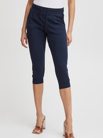 b.young Zwężany krój Cygaretki 'BYPandina' w kolorze niebieski: przód