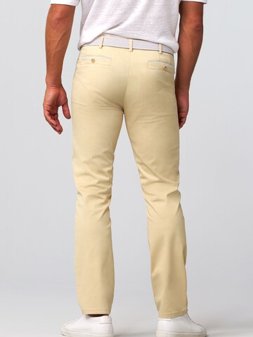 MEYER Regular Chino Pants 'Diego' in Yellow