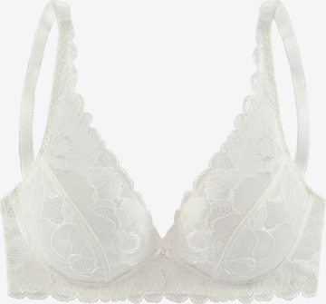 LASCANA Triangle Bra in Beige: front