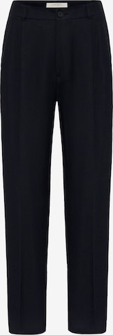 mėlyna Antioch Standartinis Klostuotos kelnės: priekis