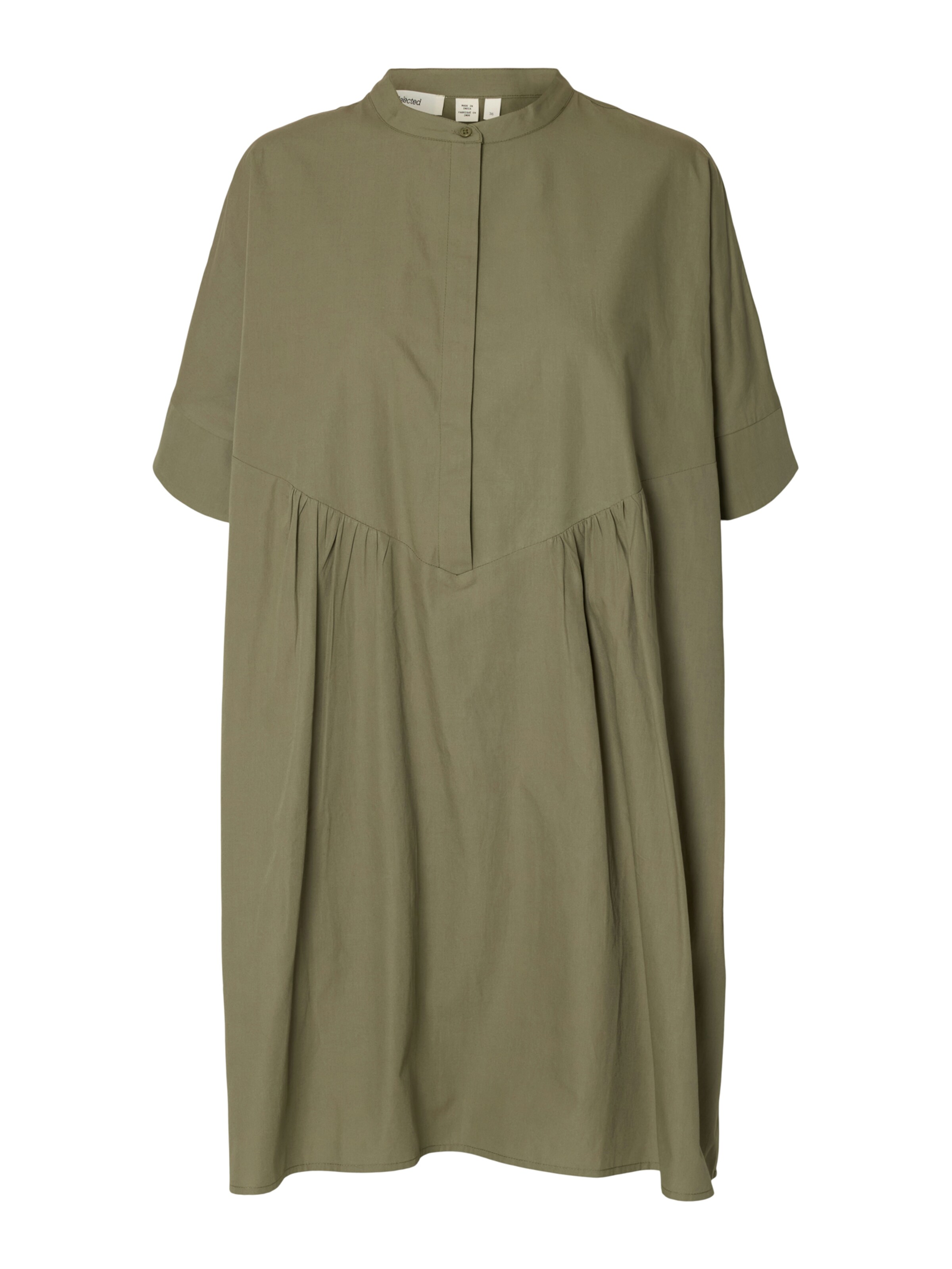 SELECTED FEMME Kleit 'SLFVIOLA', värv roheline: eest vaates