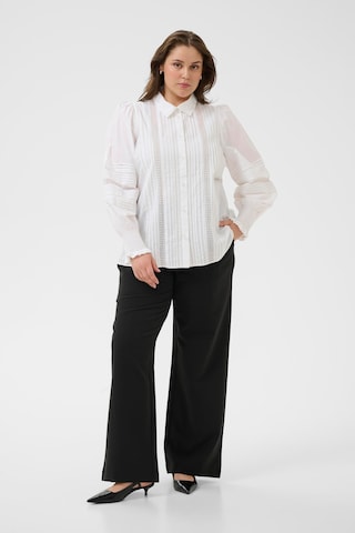 KAFFE CURVE Blouse 'KCBelli' in White
