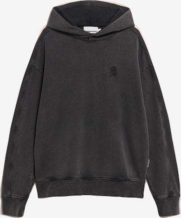 ARMEDANGELS Pullover EMAAL HOODIE GMT DYE in Schwarz: Vorderseite