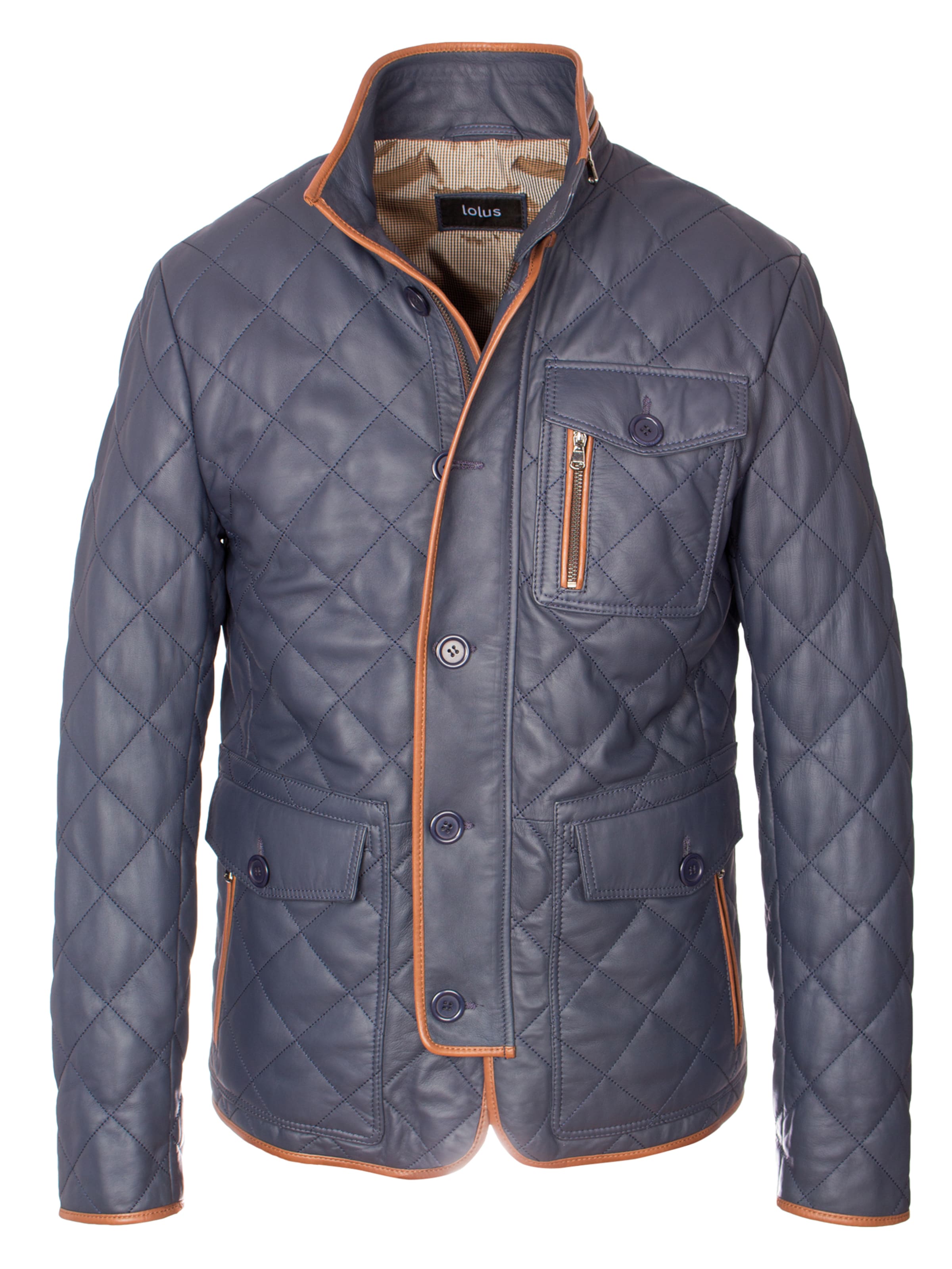 LOLUS Jacke 'Clay' in Blau: Vorderseite