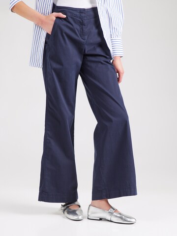 Wide leg Pantaloni 'C_Tahilone1-D' di BOSS in blu: frontale