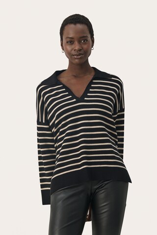 Part Two Pullover 'Natara' in Schwarz: Vorderseite