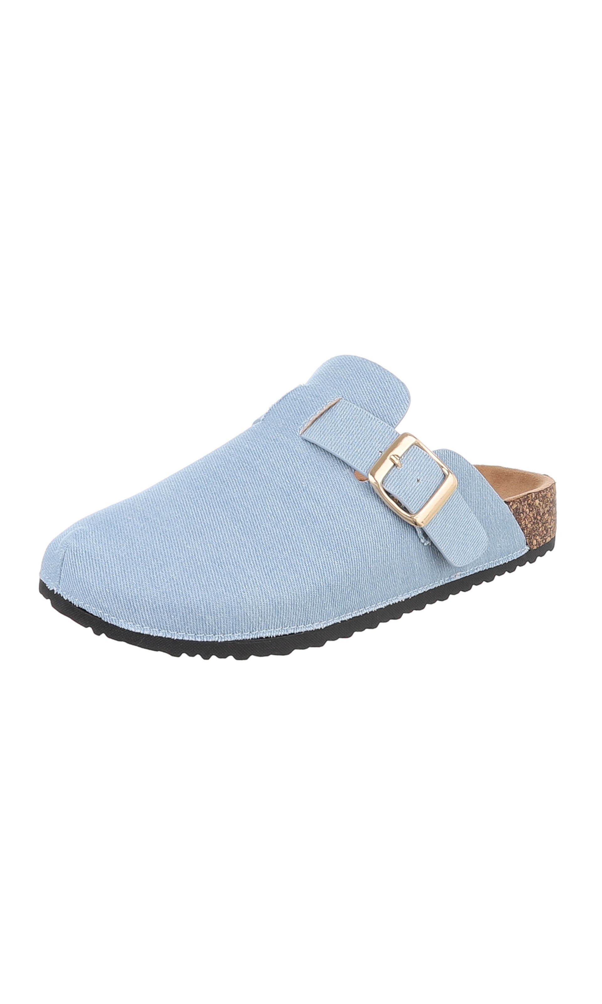 Ital-Design Mules in Blue: front