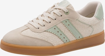 Baskets basses MARCO TOZZI en beige : devant