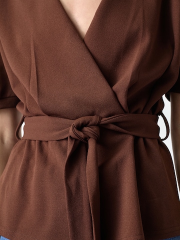 SISTERS POINT Blouse 'NASA-T' in Brown