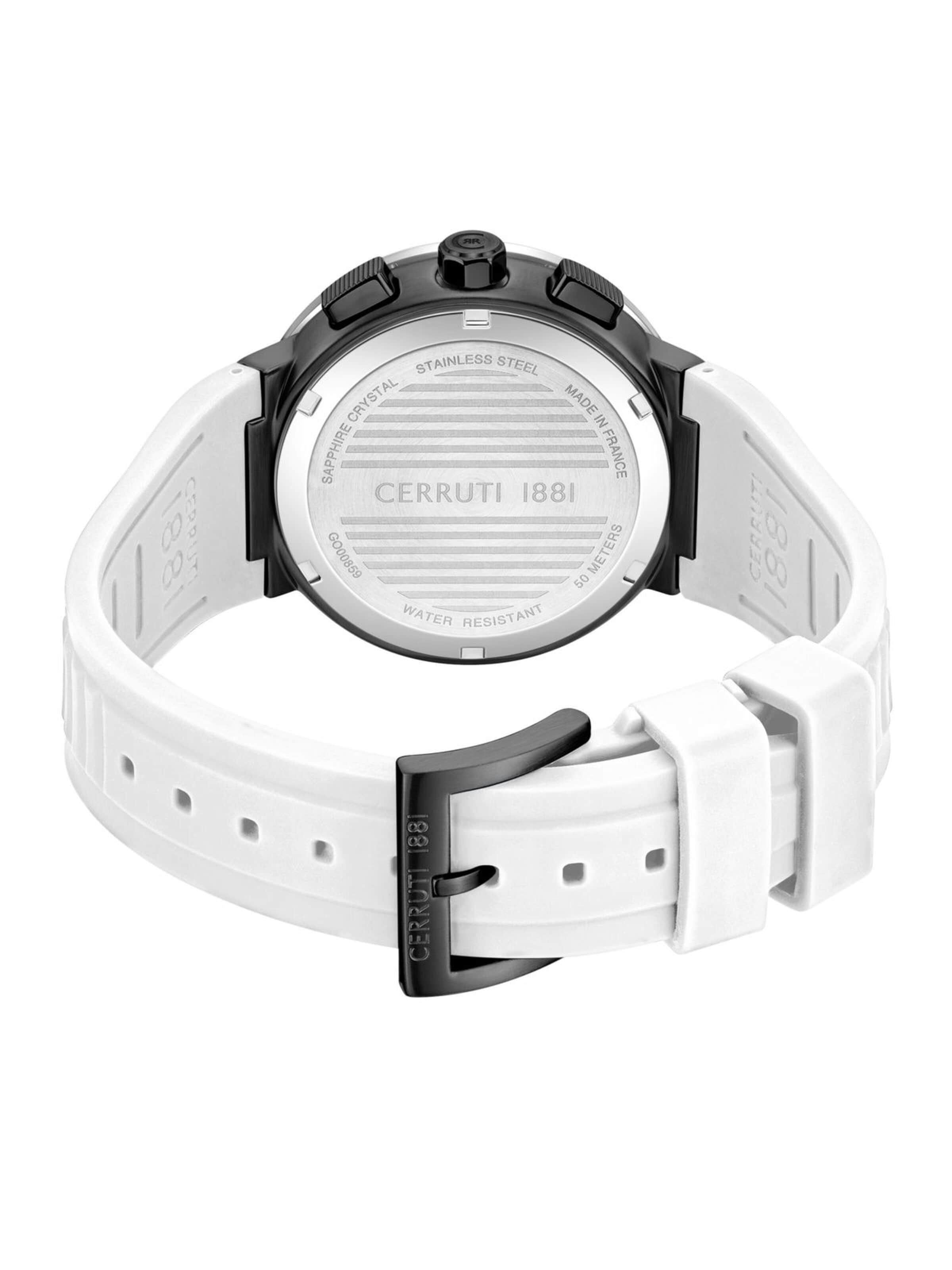 Montre à affichage analogique 'Filiano' CERRUTI 1881 en argent