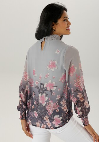 Aniston SELECTED Bluse in Grau