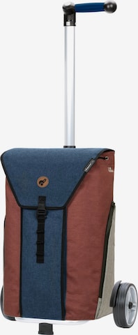 Andersen Shopper Trolley 'Oli' in Blauw: voorkant