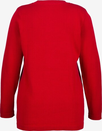 Pull-over Ulla Popken en rouge