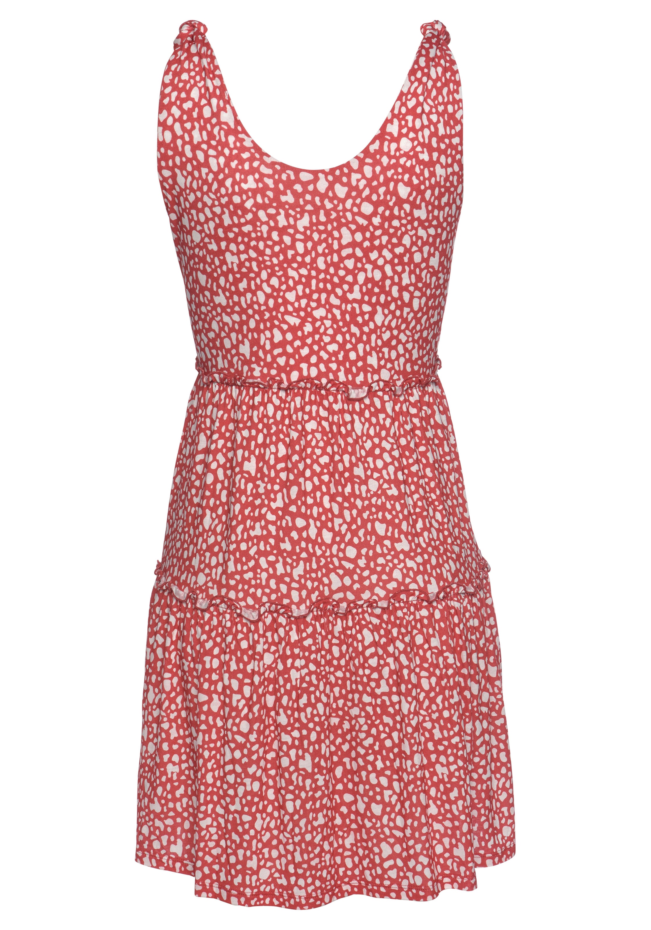 BEACH TIME Лятна рокля в червено