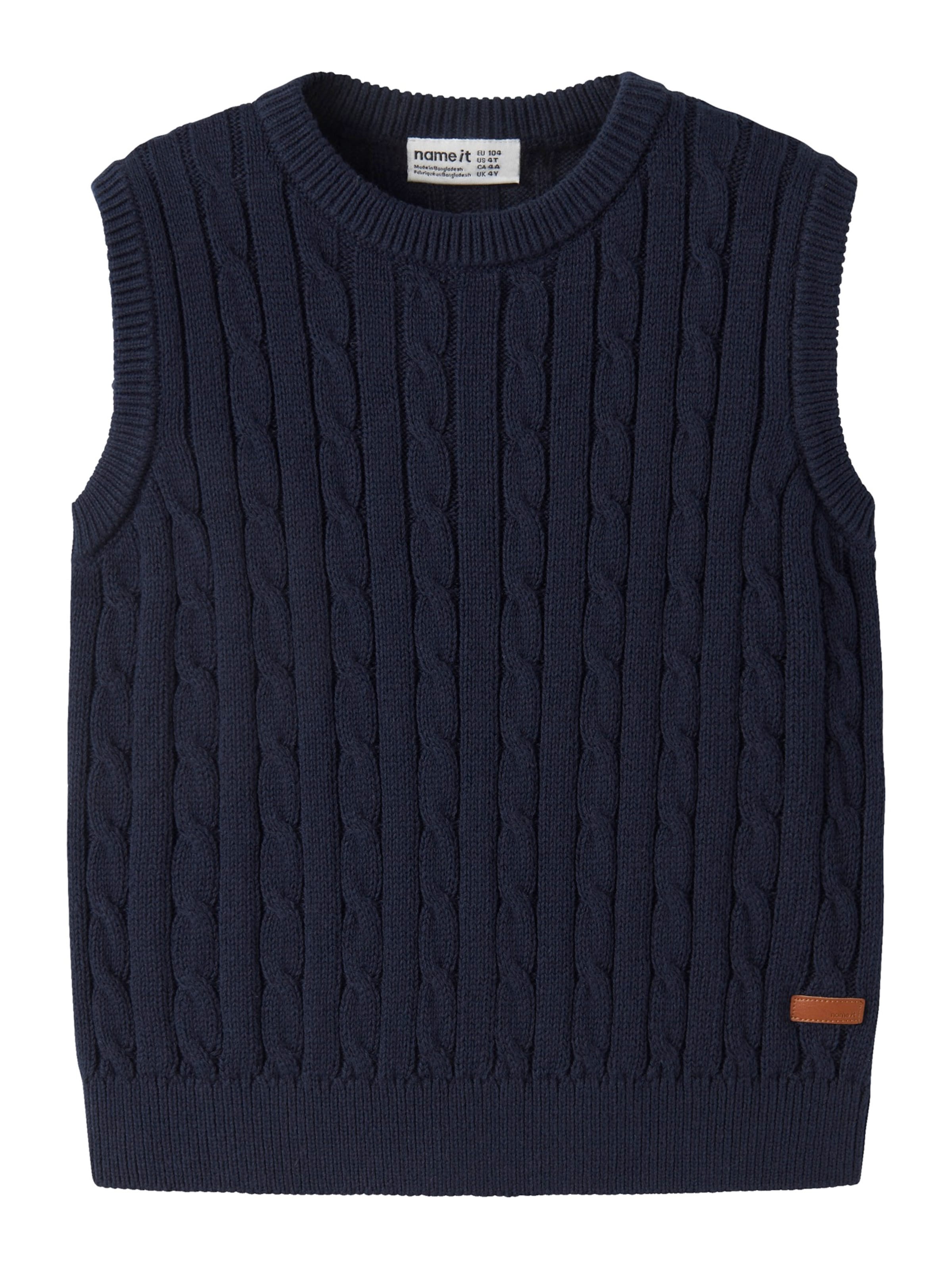 NAME IT - Chaleco 'NMMRAFFAT' en azul: frente