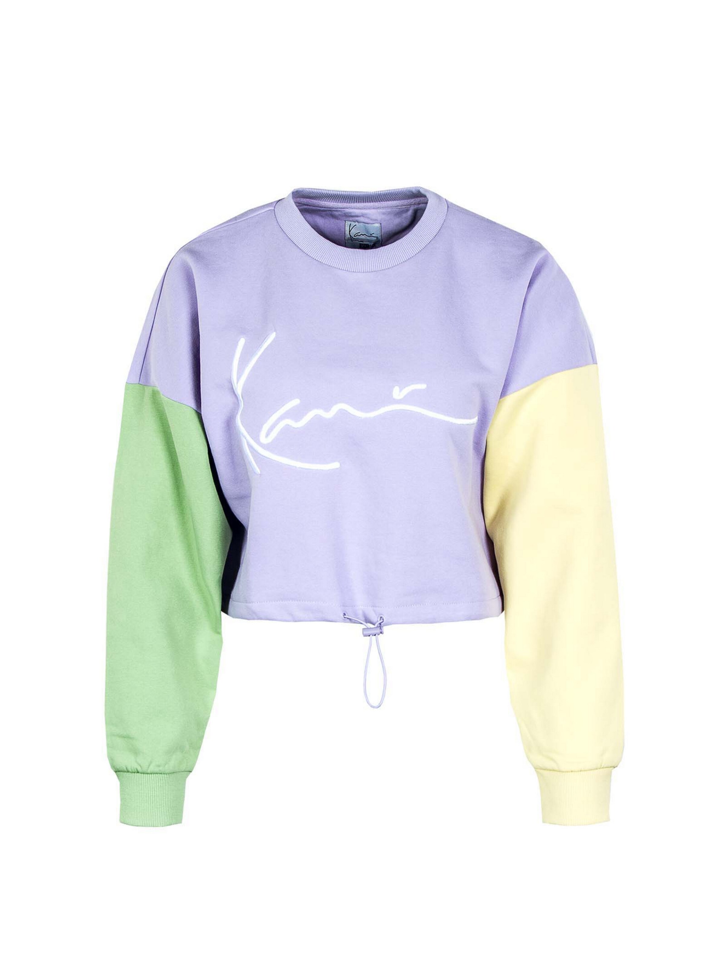Sweat-shirt Karl Kani en violet : devant