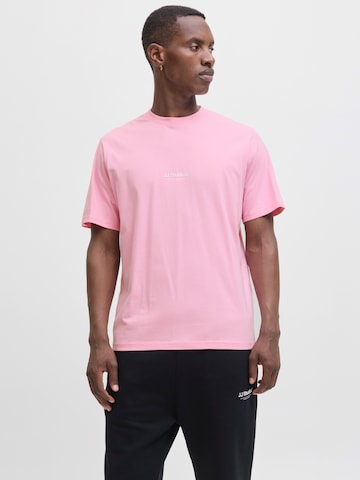 JACK & JONES Футболка 'JJESoho' в Ярко-розовый: спереди