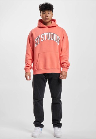 2Y Studios Sweatshirt 'Globus' in Orange