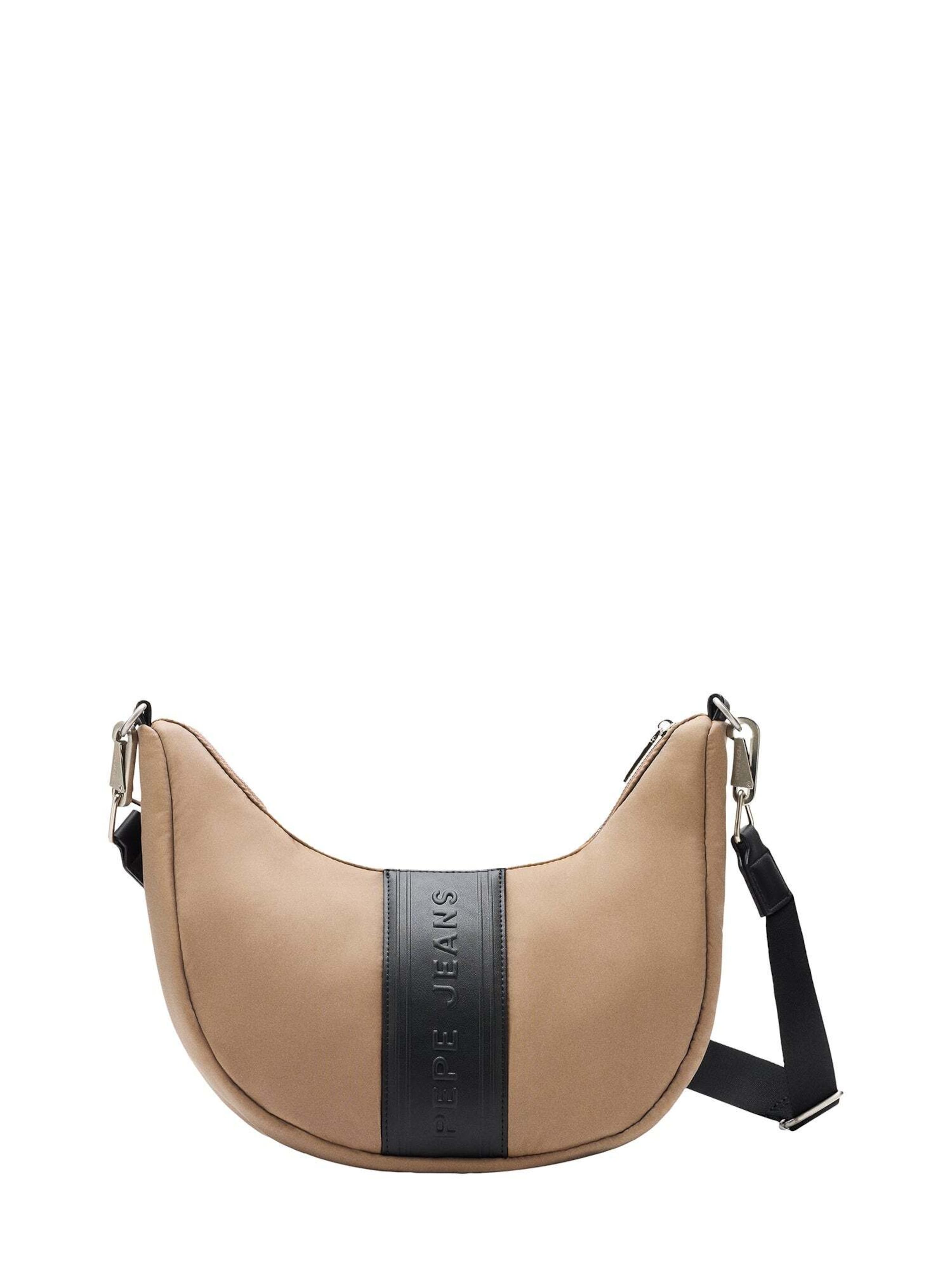 Pepe Jeans - Bolso de hombro 'Izelvia' en beige: frente